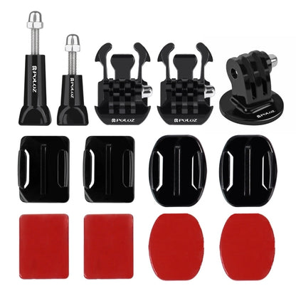 Kits combinados de accesorios para soporte de bicicleta PULUZ 24 en 1 con estuche de EVA (correa para muñeca + correa para c…
