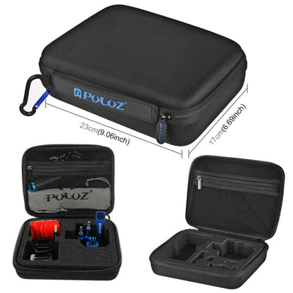 Kits combinados de accesorios de metal CNC PULUZ 16 en 1 con estuche EVA (tornillos + soportes de superficie + adaptador de……