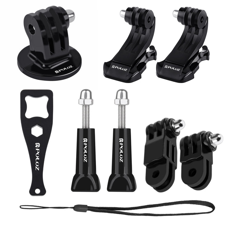 Kits combinados de accesorios PULUZ 20 en 1 (correa para el pecho + correa para la cabeza + soporte con ventosa + brazo pivo…