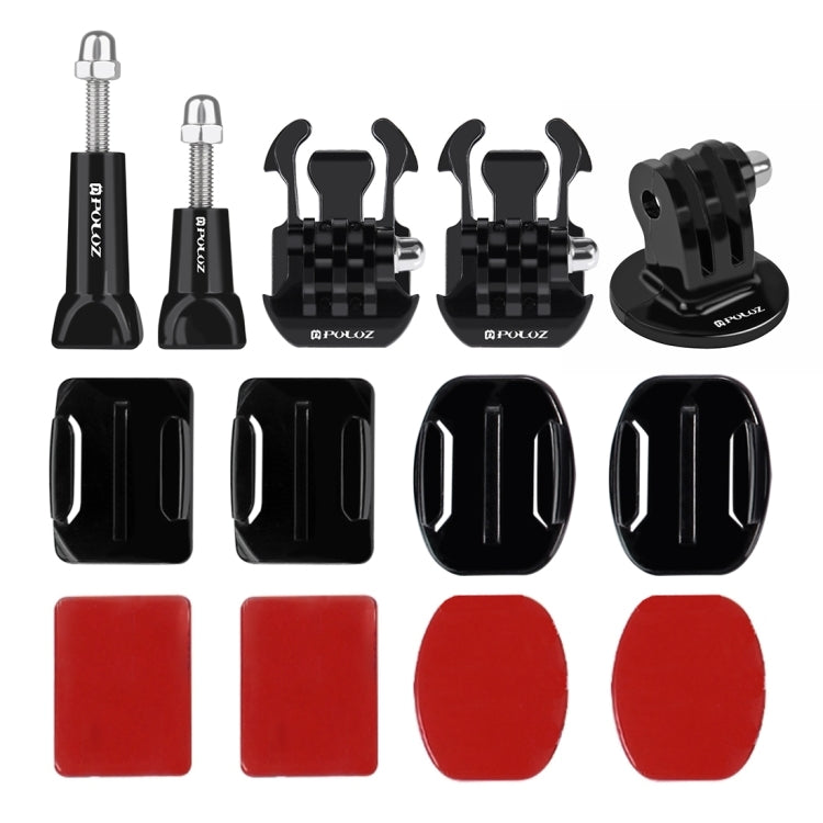 Kits combinados de accesorios para soporte de bicicleta PULUZ 24 en 1 (correa para muñeca + correa para casco + brazo de ext…