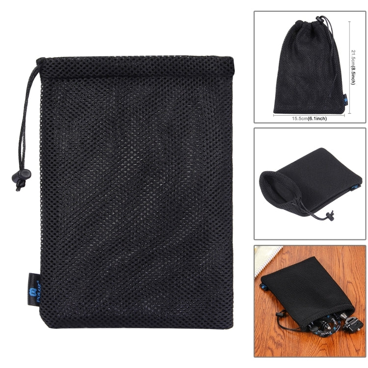 Kits combinados de accesorios de metal CNC PULUZ 13 en 1 (tornillos + soportes de superficie + adaptador de trípode + bolsa……