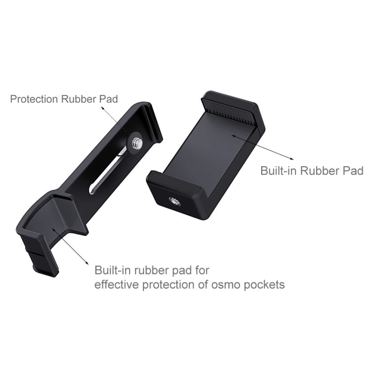 Soporte de montaje de soporte Abrazadera de fijación para teléfono inteligente PULUZ de 1/4 pulgadas + Kits de montaje de tr…