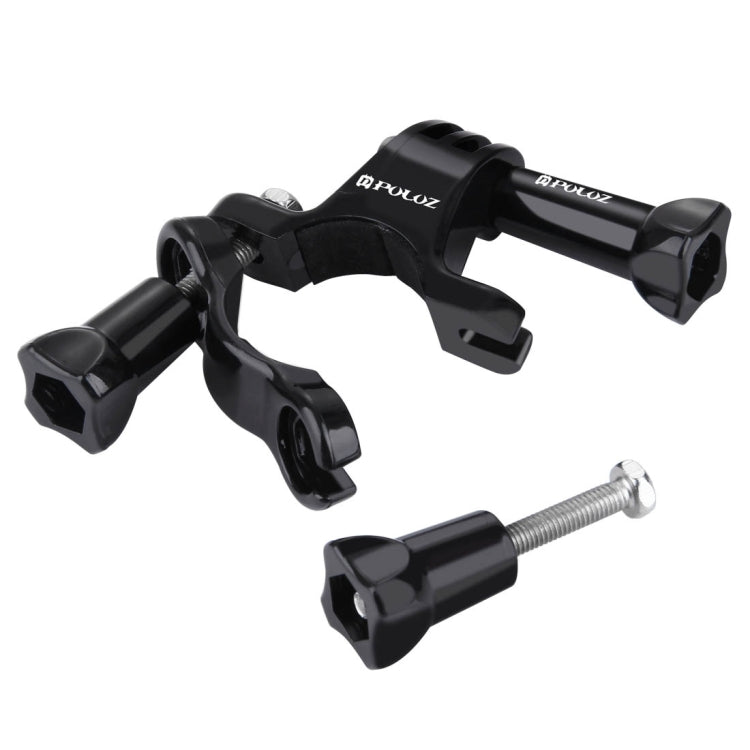 Soporte PULUZ Universal para manillar de bicicleta y motocicleta con tornillo para cámaras de deportes de acción PULUZ Sopor…