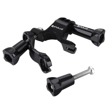 Soporte PULUZ Universal para manillar de bicicleta y motocicleta con tornillo para cámaras de deportes de acción PULUZ Sopor…