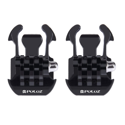 2 PCS PULUZ Hebilla de liberación rápida de superficie horizontal para GoPro Hero12 Black / Hero11 /10/9/8/7/6/5, Insta360 A…
