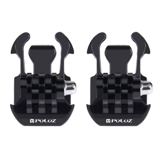 2 PCS PULUZ Hebilla de liberación rápida de superficie horizontal para GoPro Hero12 Black / Hero11 /10/9/8/7/6/5, Insta360 A…