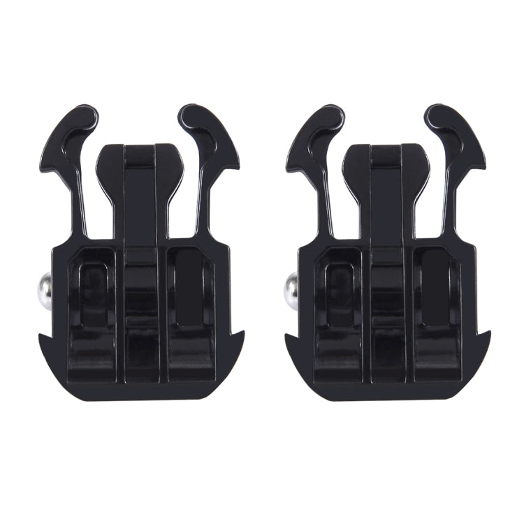 2 PCS PULUZ Hebilla de liberación rápida de superficie horizontal para GoPro Hero12 Black / Hero11 /10/9/8/7/6/5, Insta360 A…