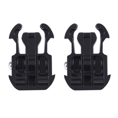 2 PCS PULUZ Hebilla de liberación rápida de superficie horizontal para GoPro Hero12 Black / Hero11 /10/9/8/7/6/5, Insta360 A…