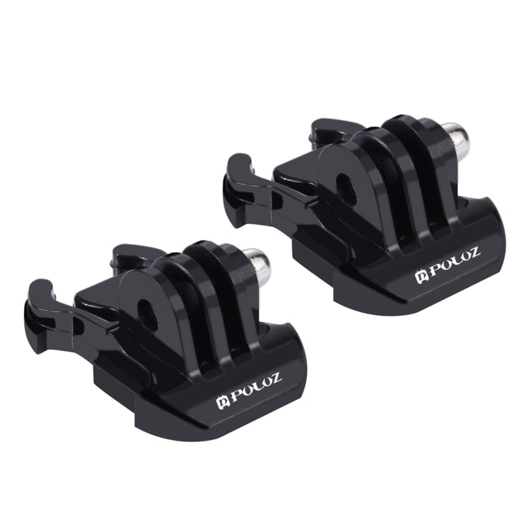 2 PCS PULUZ Hebilla de liberación rápida de superficie horizontal para GoPro Hero12 Black / Hero11 /10/9/8/7/6/5, Insta360 A…