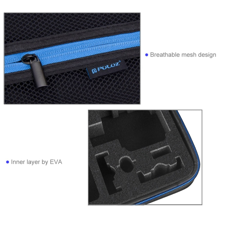 Estuche de viaje PULUZ y transporte impermeable para GoPro Hero12 Black / Hero11 /10/9/8/7/6/5, Insta360 Ace / Ace Pro, y ot…