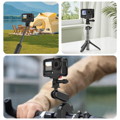 Jaula metálica PULUZ con zapata fría para DJI Osmo Action 6 (negra) — imagen 11