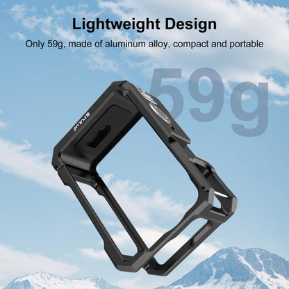 Jaula metálica PULUZ con zapata fría para DJI Osmo Action 6 (negra) — imagen 8
