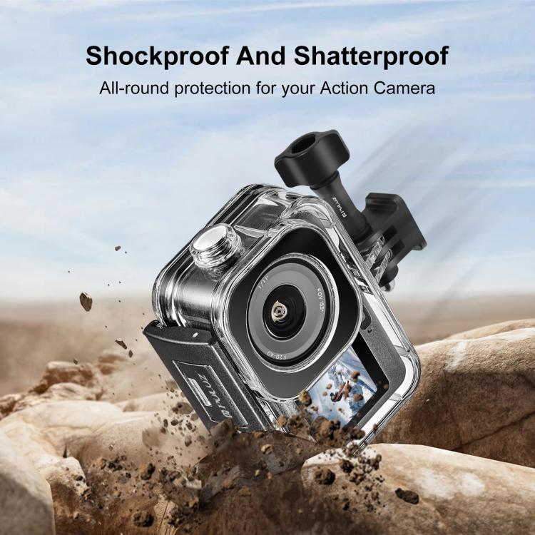 Carcasa de buceo impermeable para DJI Osmo Action 6 (transparente) — imagen 6