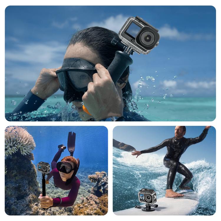 Carcasa de buceo impermeable para DJI Osmo Action 6 (transparente) — imagen 9