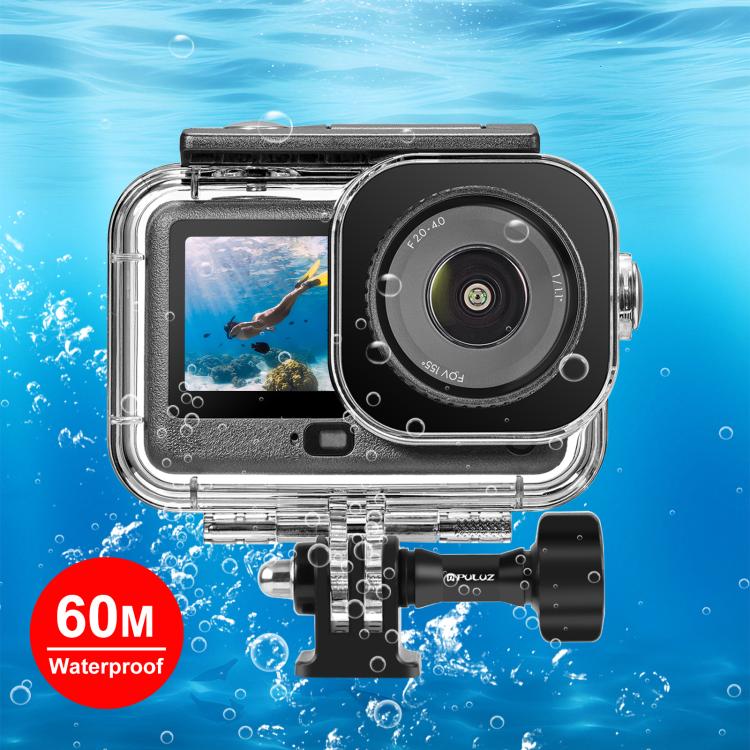 Carcasa de buceo impermeable para DJI Osmo Action 6 (transparente)