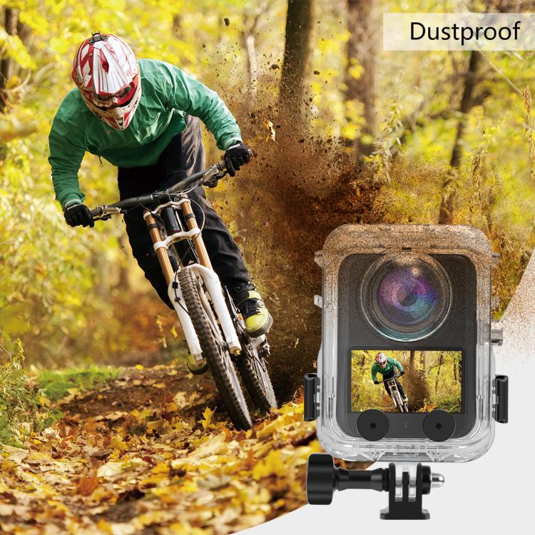 Estuche impermeable para cámara PULUZ de 40 m de profundidad, carcasa de buceo, cubierta subacuática para DJI Osmo 360 (tran…