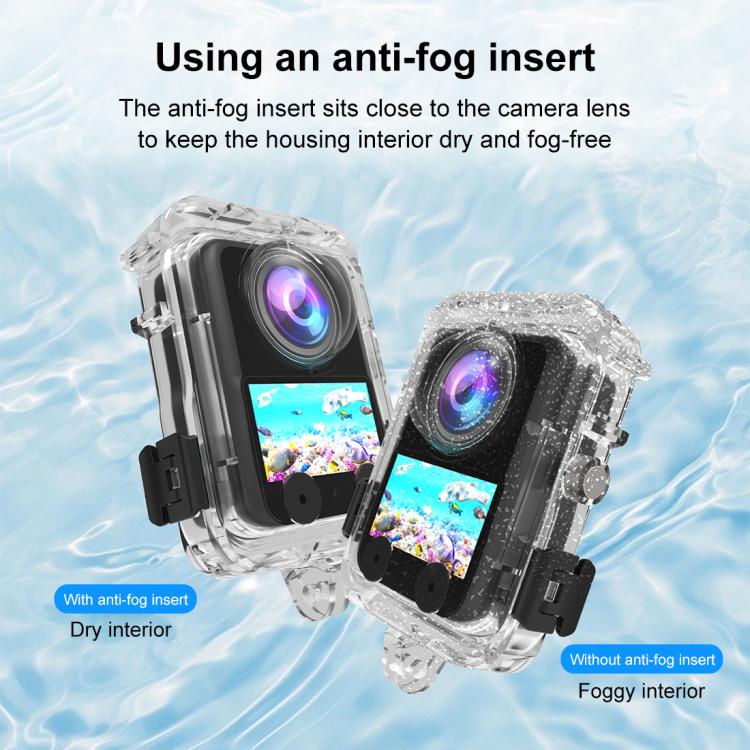 Estuche impermeable para cámara PULUZ de 40 m de profundidad, carcasa de buceo, cubierta subacuática para DJI Osmo 360 (tran…