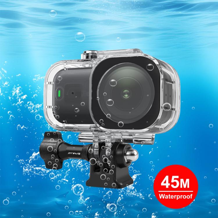 Carcasa de buceo transparente, carcasa impermeable para cámara de 45 m de profundidad