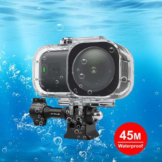 Carcasa de buceo transparente, carcasa impermeable para cámara de 45 m de profundidad