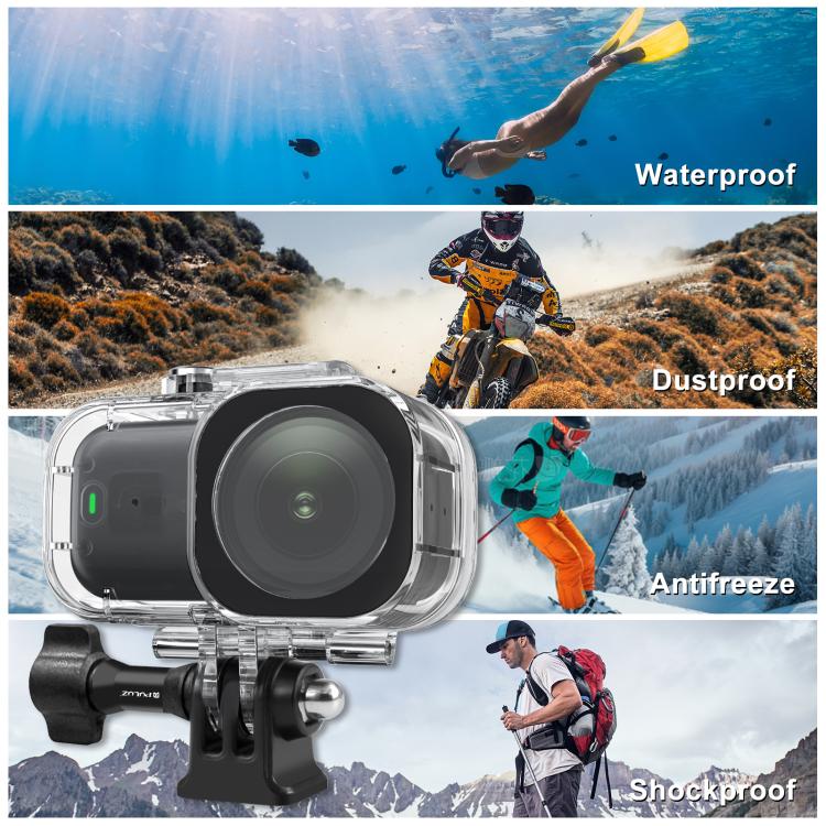 Carcasa de buceo transparente, carcasa impermeable para cámara de 45 m de profundidad — imagen 7