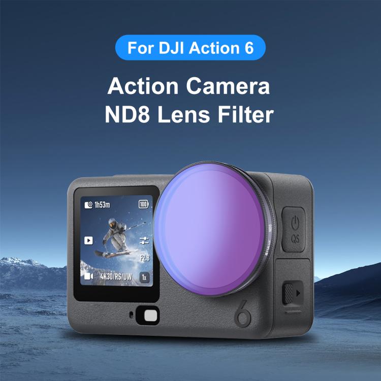 Filtro de lente ND8 para cámara de acción PULUZ para DJI Osmo Action 6 — imagen 2