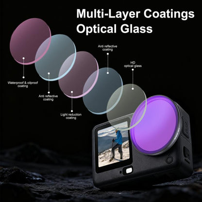 Filtro de lente ND16 para cámara de acción PULUZ para DJI Osmo Action 6 — imagen 4