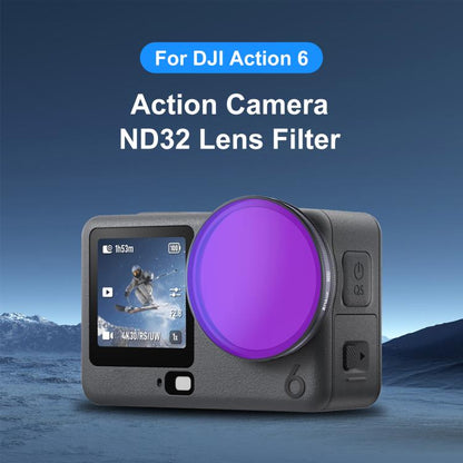 Filtro de lente ND32 para cámara de acción PULUZ para DJI Osmo Action 6 — imagen 2