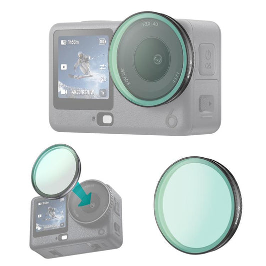 Filtro de lente UV para cámara de acción PULUZ para DJI Osmo Action 6