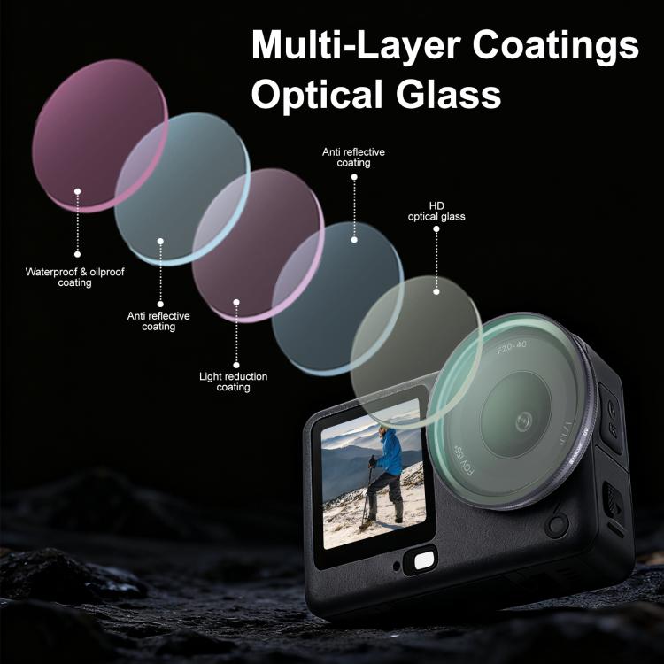 Filtro de lente UV para cámara de acción PULUZ para DJI Osmo Action 6 — imagen 4
