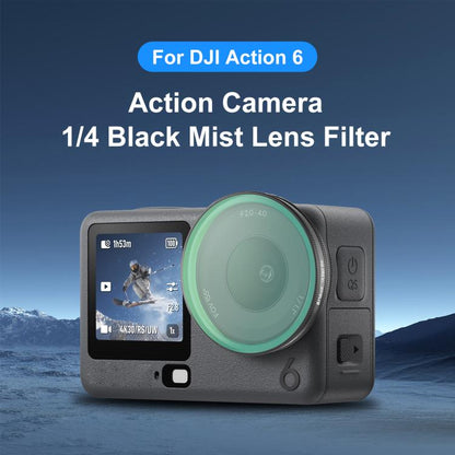 Filtro de lente PULUZ Black Mist 1/4 para cámara de acción para DJI Osmo Action 6 — imagen 2