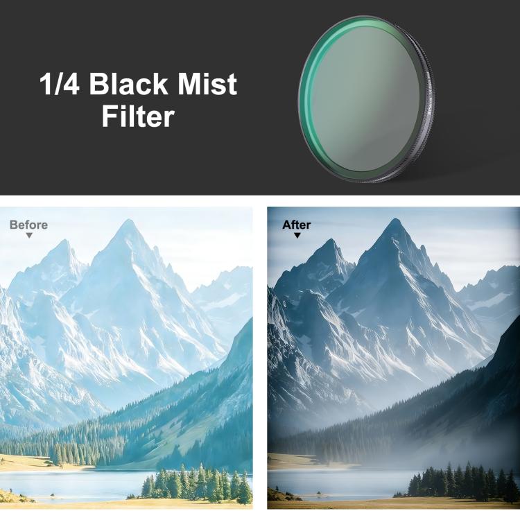 Filtro de lente PULUZ Black Mist 1/4 para cámara de acción para DJI Osmo Action 6 — imagen 5