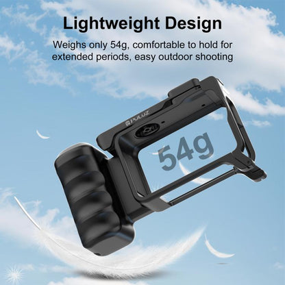 Empuñadura de plástico ABS con zapata fría para DJI Osmo Action 6 (negro) — imagen 5