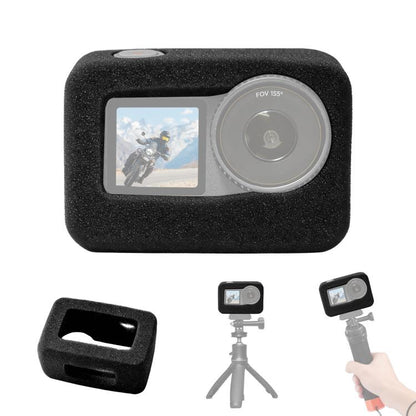 Parabrisas de espuma de alta densidad PULUZ (negro) para DJI Osmo Action 6