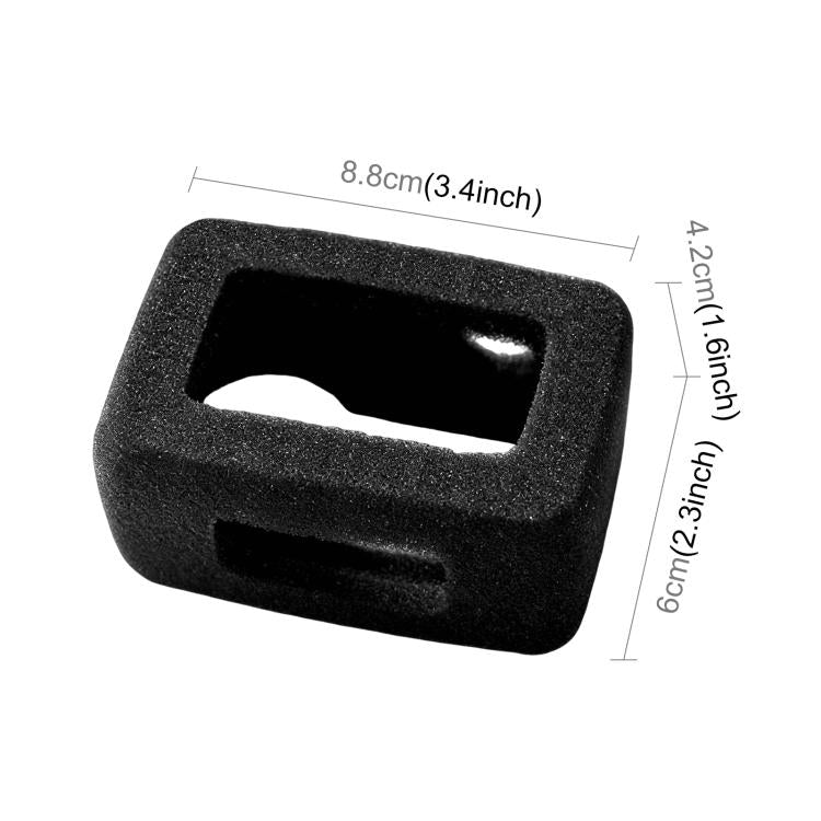 Parabrisas de espuma de alta densidad PULUZ (negro) para DJI Osmo Action 6 — imagen 3