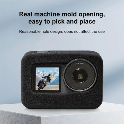 Parabrisas de espuma de alta densidad PULUZ (negro) para DJI Osmo Action 6 — imagen 4