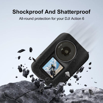 Parabrisas de espuma de alta densidad PULUZ (negro) para DJI Osmo Action 6 — imagen 5