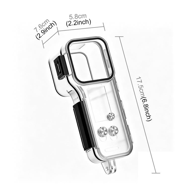 Funda impermeable para buceo de 50 m (transparente) para cámara con estabilizador para DJI Osmo Pocket 4 — imagen 3