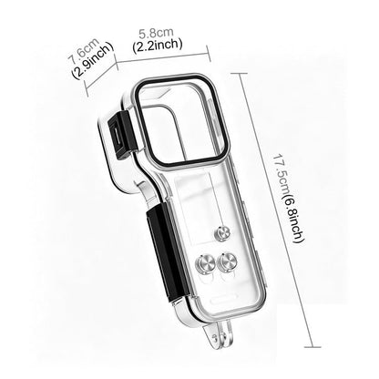 Funda impermeable para buceo de 50 m (transparente) para cámara con estabilizador para DJI Osmo Pocket 4 — imagen 3