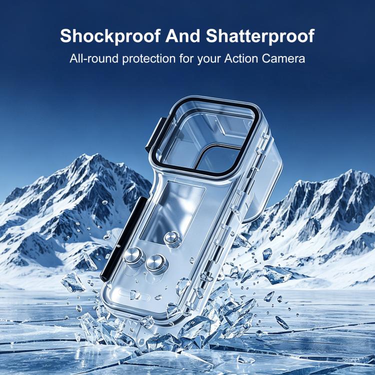 Funda impermeable para buceo de 50 m (transparente) para cámara con estabilizador para DJI Osmo Pocket 4 — imagen 6
