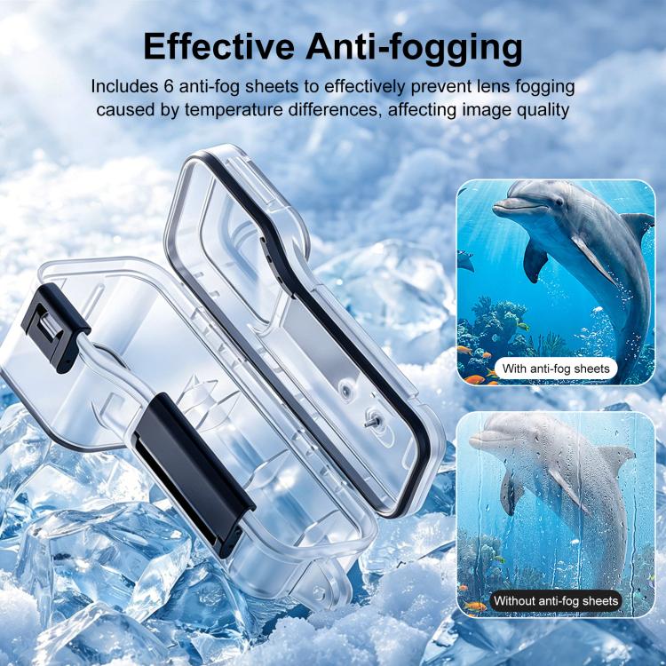 Funda impermeable para buceo de 50 m (transparente) para cámara con estabilizador para DJI Osmo Pocket 4 — imagen 9