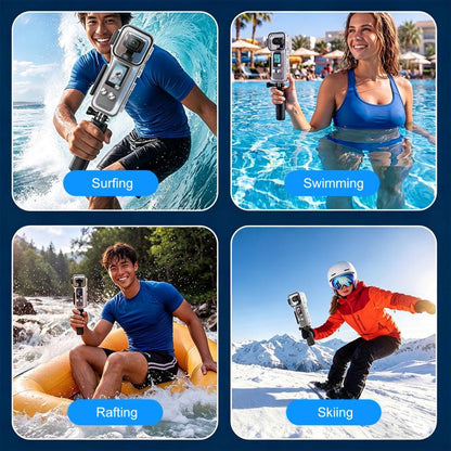Funda impermeable para buceo de 50 m (transparente) para cámara con estabilizador para DJI Osmo Pocket 4 — imagen 10