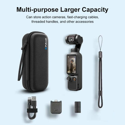 Bolsa de almacenamiento portátil de tela Oxford PULUZ Mini para DJI Osmo Pocket 4 (negra) — imagen 6