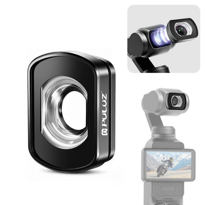 Filtro magnético gran angular PULUZ de 112 grados de campo de visión para DJI Osmo Pocket 4 (negro)