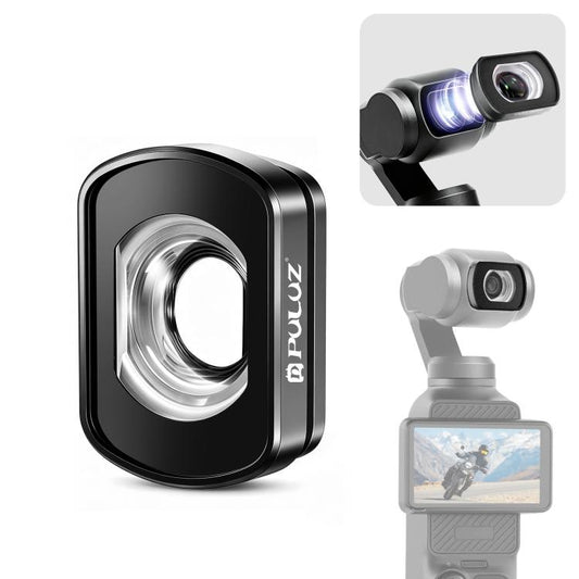 Filtro magnético gran angular PULUZ de 112 grados de campo de visión para DJI Osmo Pocket 4 (negro)