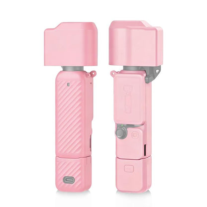 Funda de silicona TPU 4 en 1 para DJI Osmo Pocket 4 (rosa)
