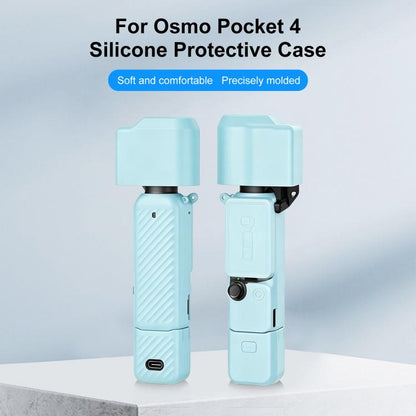 Funda de silicona TPU 4 en 1 para DJI Osmo Pocket 4 (azul) — imagen 2