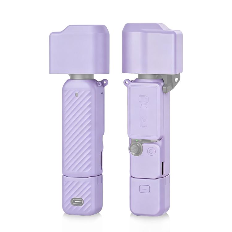Funda de silicona TPU 4 en 1 para DJI Osmo Pocket 4 (morado)
