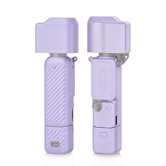 Funda de silicona TPU 4 en 1 para DJI Osmo Pocket 4 (morado)