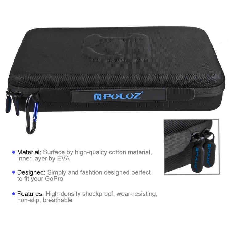 Estuche de viaje PULUZ y transporte impermeable para GoPro Hero12 Black / Hero11 /10/9/8/7/6/5, Insta360 Ace / Ace Pro, y ot…