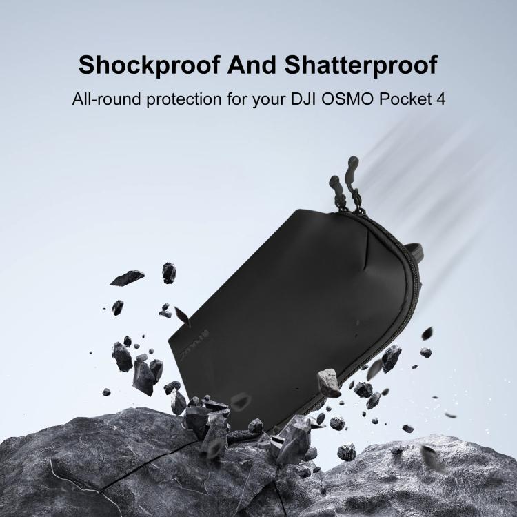 Bolso de transporte multifuncional PULUZ, con correa para el hombro para DJI Osmo Pocket 4 (negro) — imagen 6